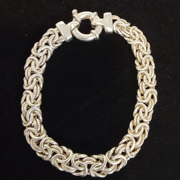 Unbranded Jewelry - Sterling Silver Byzantine Style Bracelet